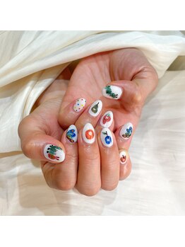 手描きアート蝶ちょうちょ