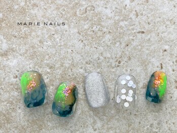 マリーネイルズ ららぽーと磐田店(MARIE NAILS)/☆定額8000円コース 0508A
