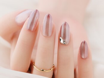 シンプルマグネットネイル