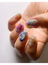 サイケデリックネイル