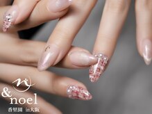 ノエル(Noel)/水光マグネットフレンチネイル
