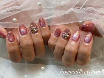 フロムネイルアンドアイラッシュ 神戸三宮(from nail&eyelash)/パラジェル取扱/フィルイン施術