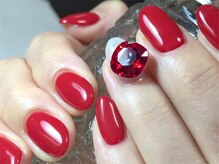 ネイル サロン コービーズ(nail salon COBES)/艶色レッドネイル☆