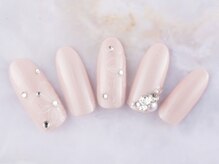 ネイルプラザ 河原町OPA店(NAIL PLAZA)/フラワーブライダルネイル