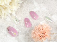 ネイルサロン ソウ 京橋店(Nail Salon Sou)/オーロラ×クリアピンク