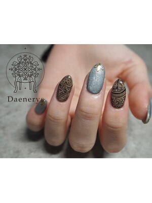 Daenerys nail＆eyelash
