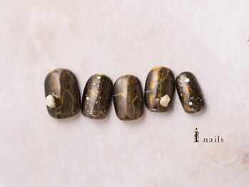 アイネイルズ 横浜EAST店(I-nails)/個性派ホイル色鉛筆ネイル