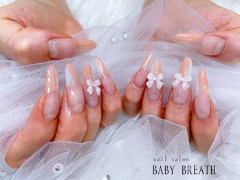 nail salon BABY BREATH【ネイルサロン　ベイビーブレス】/持込デザイン☆塗りかけネイル
