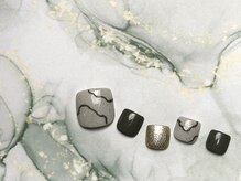 シエル ネイルズ(CIEL NAILS)/ 2026年2月 定額 フットアート4