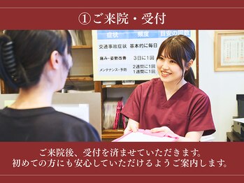 めいほく接骨院 名古屋本院/~ご来院からお会計までの流れ~