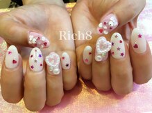 ネイルアンドまつげエクステ リッチエイト 原宿店(Rich8)/アクアリウムくまさんネイル