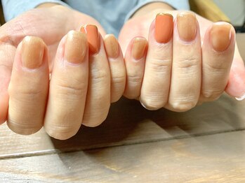 シンプルに秋色を添えて♪