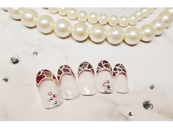 エルモ グラン(Elmo Glan)/ステンドグラスネイル8980円