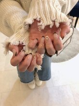 ネイルルーム オルポノ(Olupono)/ぷっくりフラワーネイル