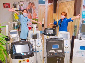 未来型スパエステ サリスパ(SARI SPA)の写真/最新機器で美肌＆美BODYを同時に実現♪結果にこだわる方へ…6種類の高性能マシンを厳選！男女通えるサロン*