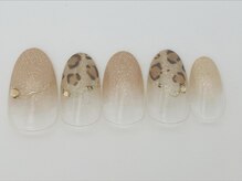 ネイルサロン アビー グランデュオ蒲田店(abbie)/上品レオパード¥14179