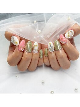 サロンドウイ(salon de OUI)/キラキラクリスマスネイル