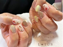 ロータス Lotus/お正月ネイル