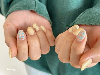 フェリークネイル(feerique nail)/春ネイル/定額制/圓山