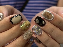 ブラック　ニュアンス