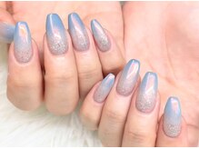 ネイルアンドアイラッシュスタジオ シュシュ(chouchou)/春夏秋冬・オーロラ・ラメ