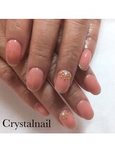 クリスタルネイル ボンベルタ橘店(CRYSTAL NAIL)/大人上品ネイル