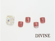 ディバイン ネイルズ(DIVINE NAILS)/フットジェルアートやり放題