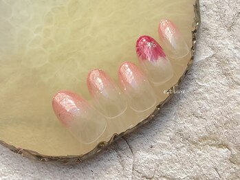 エストリブレ(estLivre)/水彩フラワーグラデーション