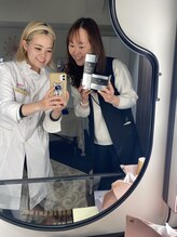 アネラ 本町(ANERA)/小顔矯正毛穴洗浄後のお客様と♪