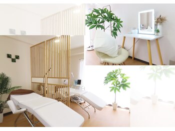 ミニョスキンラボ/癒しのアロマが広がる店内