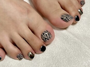 マニネイルケア なんば店(maninail CARE)/アニマルフットネイル