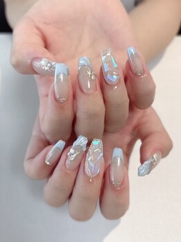 ネイルサロン エフ(ef)の写真/【ご新規様*シンプルスカルプコース¥9,000】リピーター様多数の実力派★チップでの長さだしクーポンも多数!