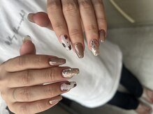 サロン ジジネイル(Salon GIGI Nail)/岩崎施術　アニマル柄ネイル