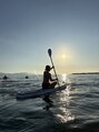 樹の音の森 夏はsupしながら、夕日に黄昏れるのが幸せ