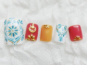 ネイリシャス(NAILICIOUS)/こんなに可愛く抜かりないフット