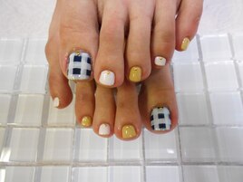 フットネイル　定額アート