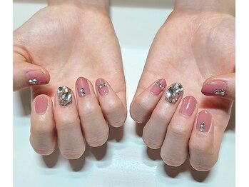 ネイルアンドまつげエクステ専門サロン スリー(THREE)/埋め尽くし×グラデ