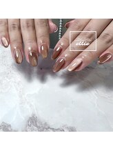 エリー(ellie)/ブラウンマグネットネイル