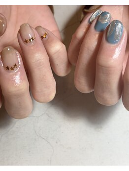フィルネイル(fil nail)/ショートネイル定額ニュアンス