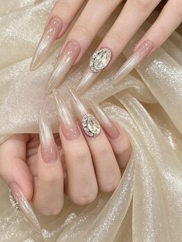 Shiori Nailsalon　持ち込み・長さだしサロン/長さだし｜マグネットグラデ