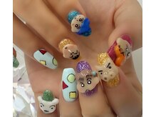 ネイルサロン ネイルズゴーゴー 渋谷店(NAILSGOGO)/3d クレヨンしんちゃん 渋谷