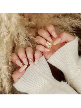 ローラネイル(Roller nail)/ジェルフレンチコース¥8500