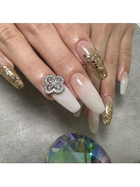 長さ出し×グラデーション