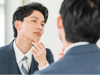 メンズラボ(men's Labo)の写真/『men's Labo メンズラボ』お顔まるごとヒゲ脱毛☆初回￥3300☆脱毛初めての方も大歓迎！敦賀市/メンズ脱毛