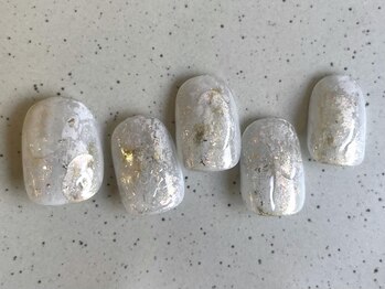 アイネイルズ 池袋店(I-nails)/奥行きホワイトニュアンス
