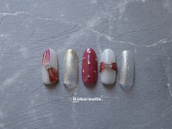 カカネイルズ(Kaka nails)/マグネットリボンネイル