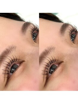 リル(Relou)の写真/≪大人気☆韓国発まつ毛パーマのブラックティント!≫自然な黒色と美しいカールでモテ可愛な目元を演出☆