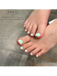 韓国発VALLANAILフットネイル