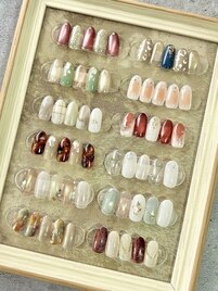秋の定額ジェルネイル