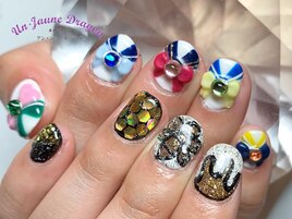 【自爪ネイル】アニメネイル